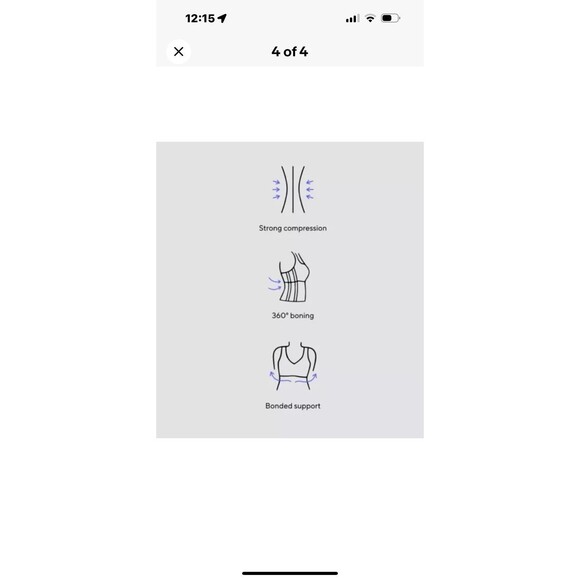 HoneyLove Boldness corset Rose Black Women’s Size 1X Body Contour Sculpting NWT - Picture 11 of 11